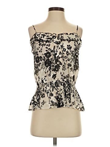 Bebe Sleeveless Silk Top (view 1)