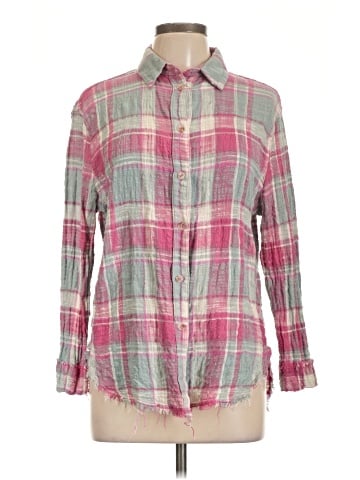 Impressions Long Sleeve Button-Down Shirt (view 1)