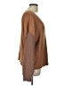 Fortune + Ivy Color Block Brown Pullover Sweater Size L - photo 4