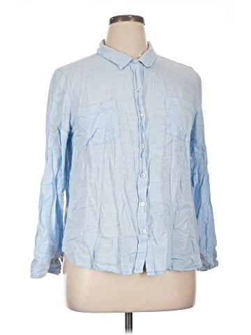 Lucky Brand 3/4 Sleeve Button-Down Shirt (view 1)