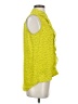 CAbi 100% Polyester Yellow Sleeveless Blouse Size XS - photo 4