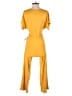 Velvet Torch Solid Yellow Jumpsuit Size M - photo 2