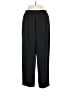 Susan Graver Solid Black Casual Pants Size XL (estimated) - photo 1