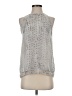 Violet & Claire 100% Polyester Silver Sleeveless Blouse Size S - photo 1