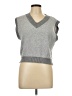 Sincerely Jules Gray Sweater Vest Size L - photo 1