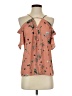 Express Outlet 100% Polyester Orange Sleeveless Blouse Size S - photo 1