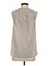 dalia 100% Polyester Ivory Sleeveless Blouse Size S - photo 2