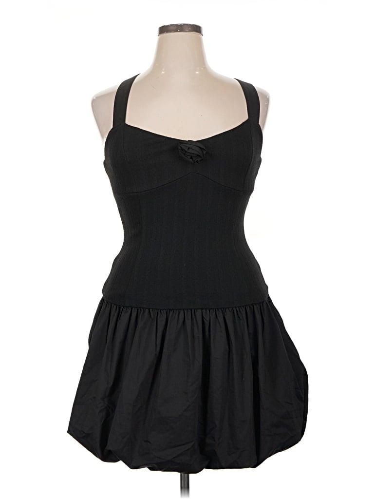 Avec Les Filles Cocktail Dress In Black