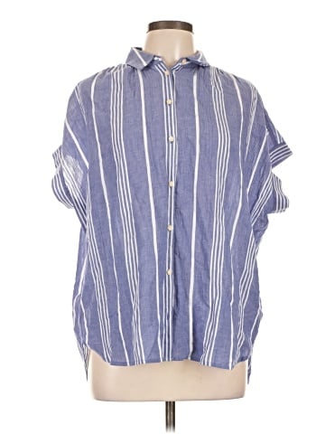 Madewell Central Shirt in Highley Stripe (view 1)