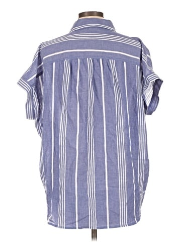 Madewell Central Shirt in Highley Stripe (view 2)