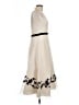 David's Bridal 100% Polyester Ivory Cocktail Dress Size 10 - photo 4