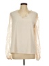 Unbranded Ivory Long Sleeve Blouse Size L - photo 1