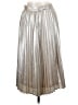 Adrianna Papell 100% Polyester Metallic Silver Formal Skirt Size 10 - photo 2
