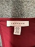 Topshop 100% Polyester Burgundy Long Sleeve Top Size 10 - photo 7