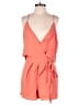 Naked Zebra Color Block Orange Romper Size M - photo 1