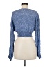 OVS Blue Long Sleeve Blouse Size EU (IT) 42 / US 6 - photo 2