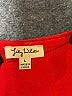 Lily White 100% Polyester Red Short Sleeve Top Size L - photo 7