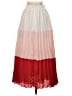Lulus 100% Polyester Color Block Red Casual Skirt Size XS - photo 2