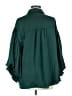 Assorted Brands 100% Polyester Green Long Sleeve Blouse Size M - photo 2