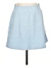 Marika Solid Blue Casual Skirt Size S - photo 1