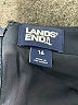 Lands' End Solid Black Casual Dress Size 16 - photo 7