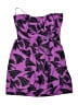 Guess 100% Recycled Polyester Tropical Purple Dress Size 9 - photo 1
