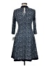 Rabbit Rabbit Rabbit Designs Blue Casual Dress Size 6 - photo 2