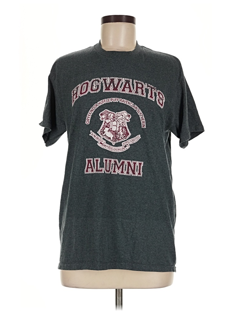 Pre-owned Gildan Short Sleeve T-shirt In Gray