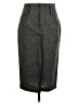 Glam Tweed Gray Formal Skirt Size M - photo 2