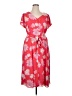 Talbots Tropical Pink Red Casual Dress Size 16 - photo 1