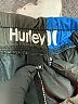 Hurley 100% Polyester Color Block Green Athletic Shorts Size S - photo 3