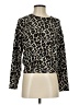 Zara Animal Print Black Pullover Sweater Size S - photo 1