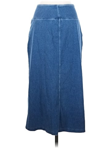 Women With Control Denim Skirt (view 2)