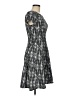 AGB Print Gray Casual Dress Size 6 - photo 4