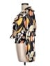 Stem & Vine Gold 3/4 Sleeve Blouse Size L - photo 5
