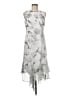 Calvin Klein 100% Polyester Gray Cocktail Dress Size 6 - photo 1