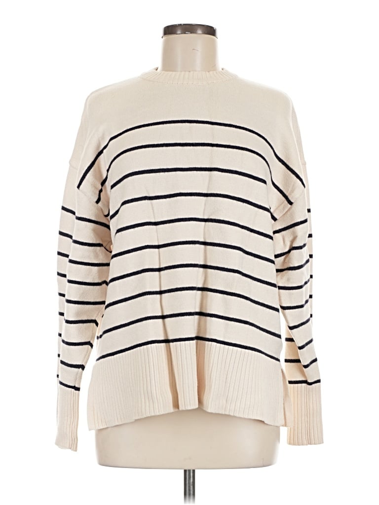 Pre-owned Zara Turtleneck Sweater In Ivory