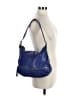 B Makowsky 100% Leather Blue Leather Hobo One size - photo 2