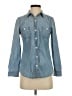 Old Navy Blue Long Sleeve Button-Down Shirt Size XS - photo 1