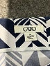 Cato Chevron-herringbone Blue Casual Skirt Size 14 - photo 4