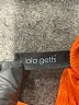 Lola Getts Stripes Orange Athletic Shorts Size S - photo 3
