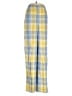 STAUD Plaid Yellow Casual Pants Size 4 - photo 1