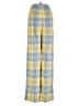 STAUD Plaid Yellow Casual Pants Size 4 - photo 2