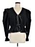 Ulla Johnson 100% Cotton Black Long Sleeve Blouse Size 8 - photo 1