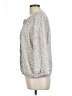 Vince Camuto 100% Polyester Animal Print Ivory 3/4 Sleeve Blouse Size L - photo 5