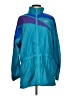Reebok 100% Nylon Color Block Teal Windbreaker Size M - photo 1