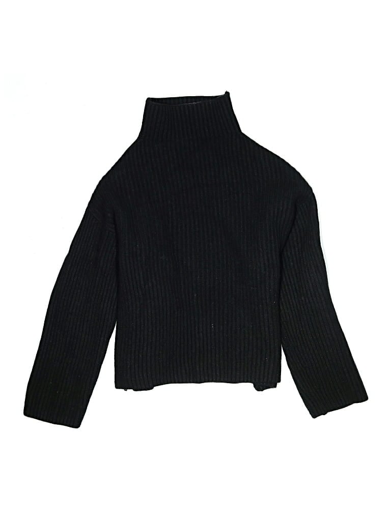 Pre-owned Everlane Kids' Turtleneck Sweater In Black