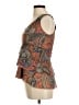 Cache 100% Nylon Orange Sleeveless Top Size S - photo 5