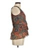 Cache 100% Nylon Orange Sleeveless Top Size S - photo 4