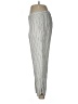 Theory Stripes Silver Casual Pants Size 8 - photo 5
